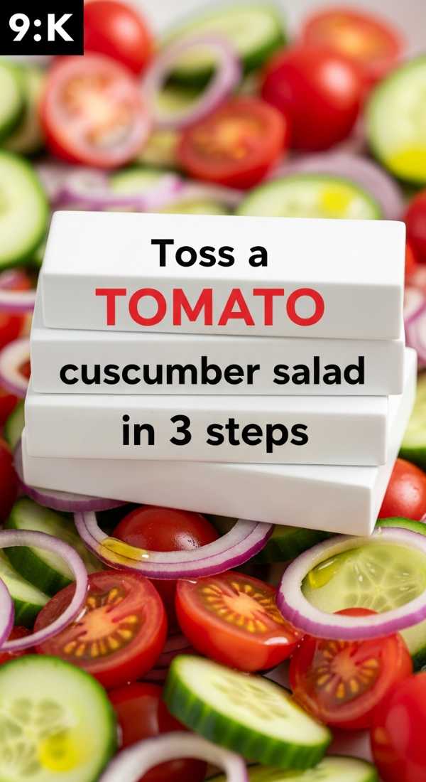 Toss A Tomato Cucumber Salad In 3 Steps 6a06e6f0b4b98