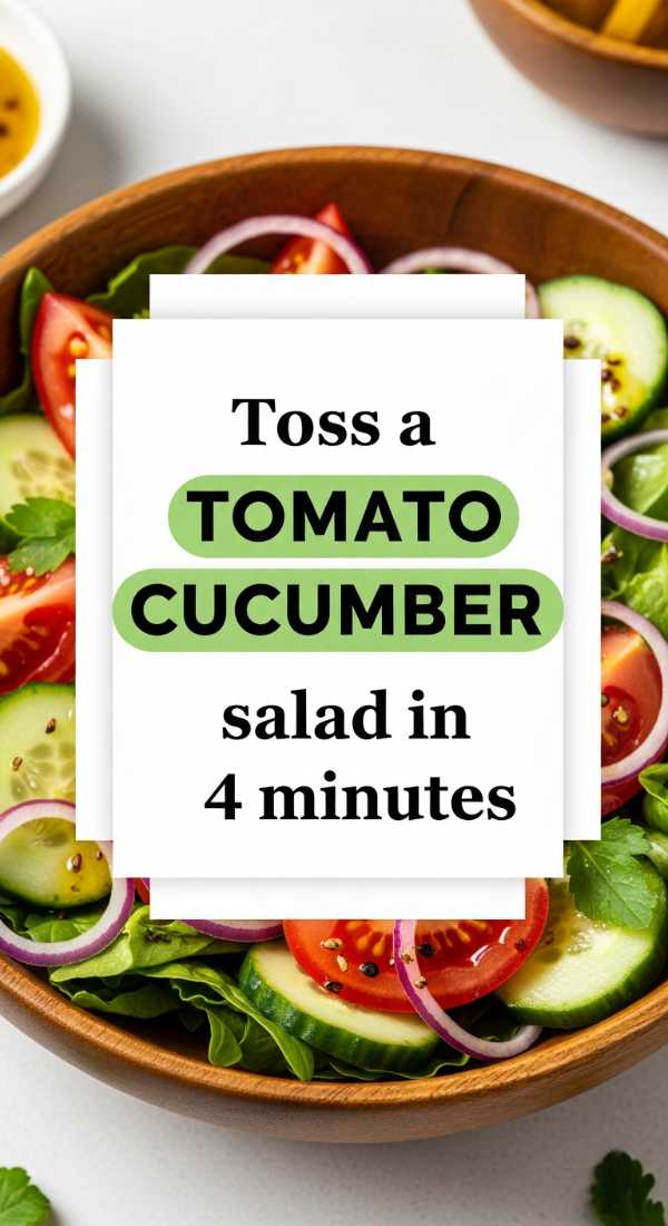 Toss A Tomato Cucumber Salad In 4 Minutes 6a06bdce495c1