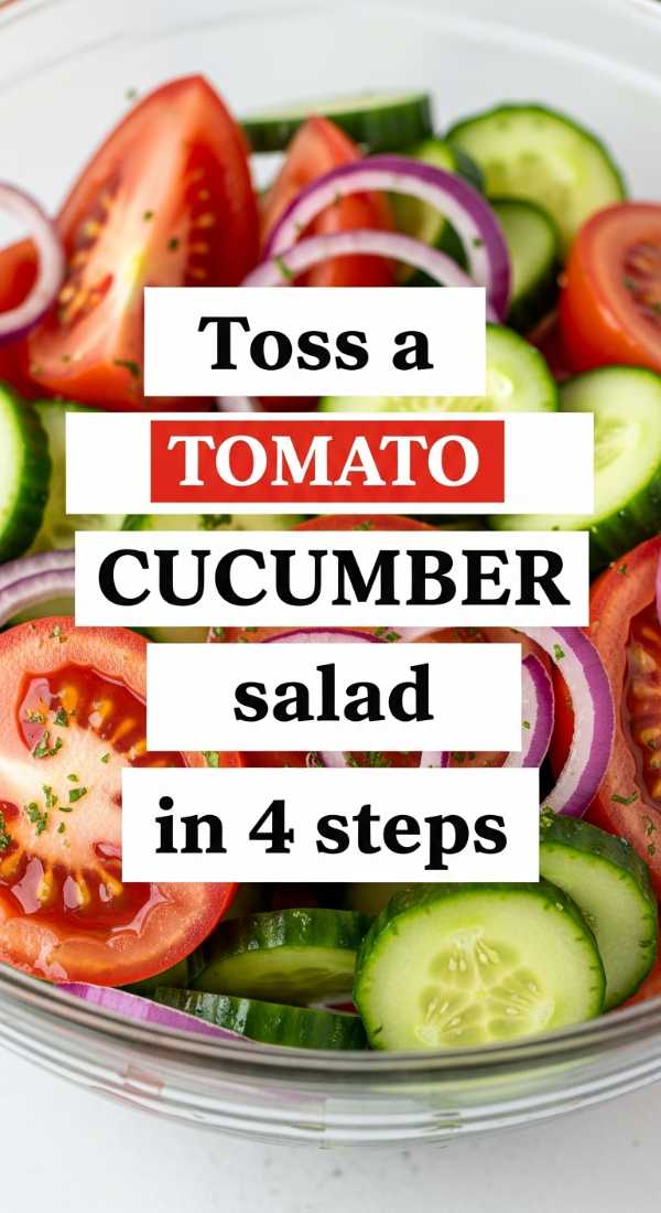 Toss A Tomato Cucumber Salad In 4 Steps 69f4474e2aacd