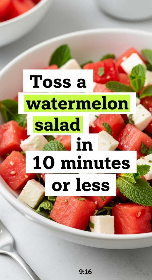 Toss A Watermelon Salad In 10 Minutes Or Less 6a06cdbc8f823