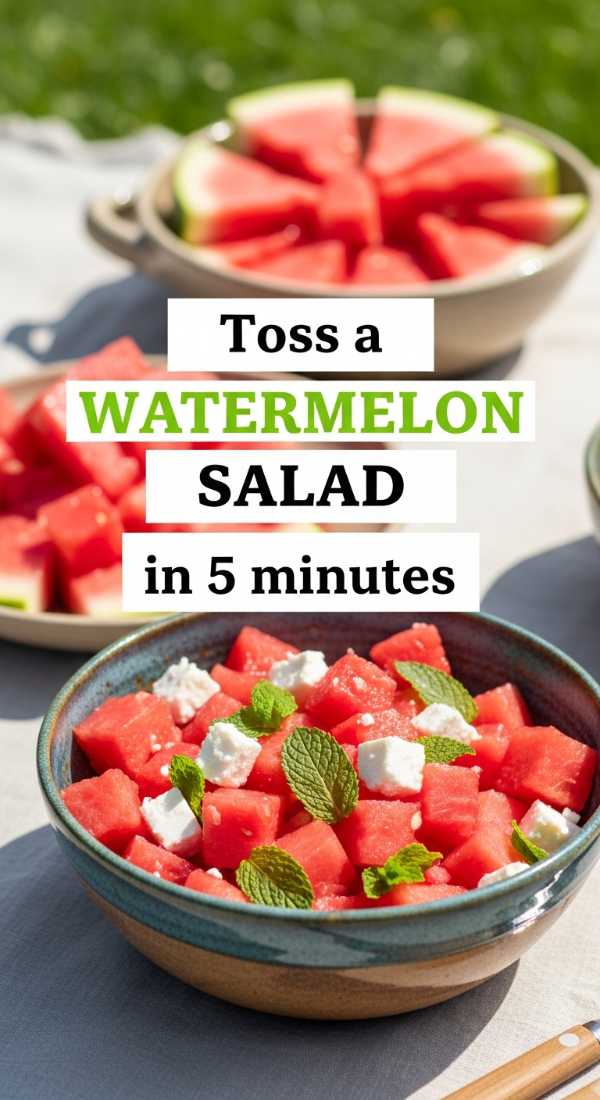 Toss A Watermelon Salad In 5 Minutes 6a0707017588f