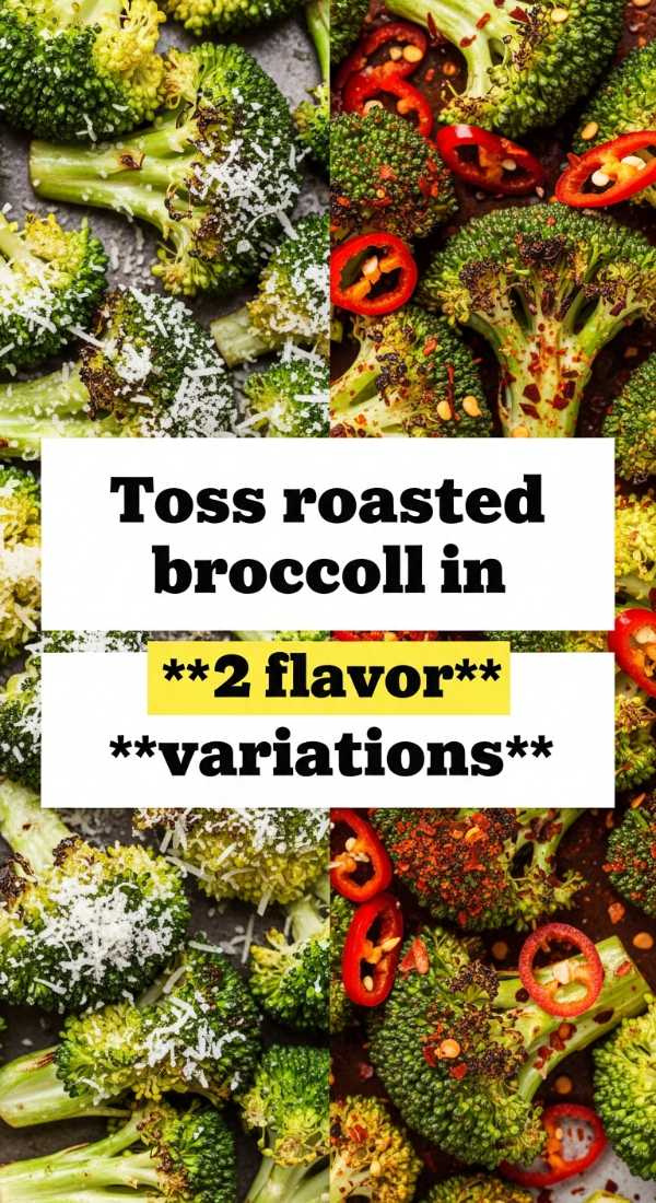Golden, Crispy, and Perfect: The Roasted Vegetable Masterclass Toss Roasted Broccoli In 2 Flavor Variations 6a109378a95a5