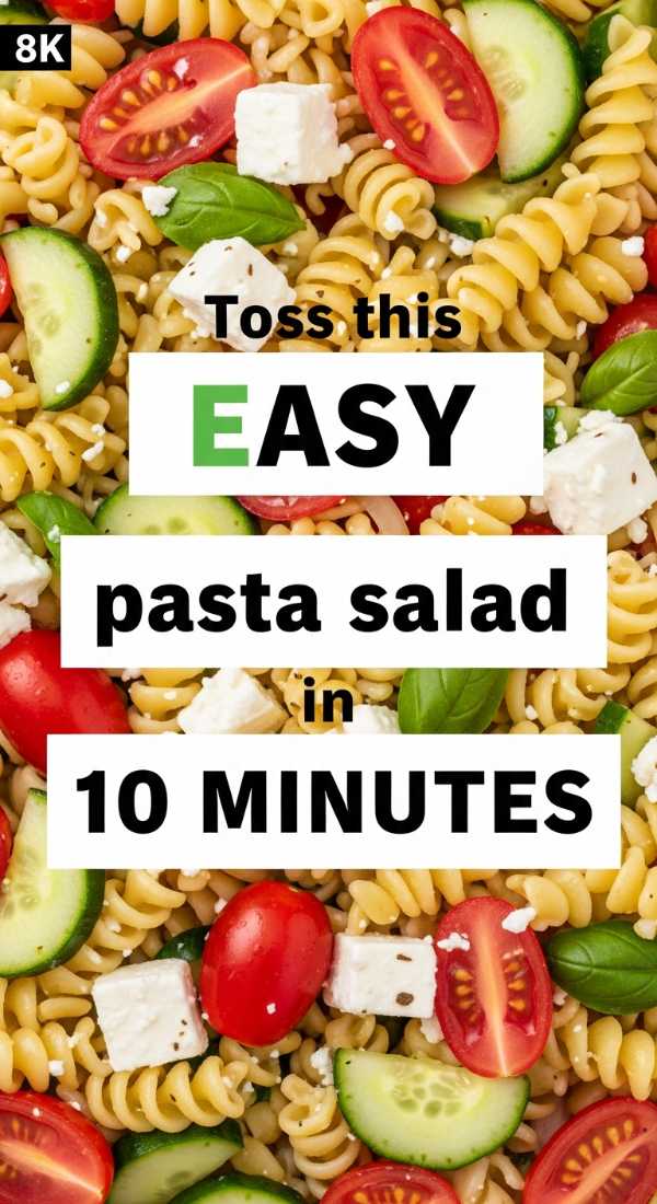 The Ultimate Sun-Kissed Cookbook: Refreshing Eats for Every Occasion Toss This Easy Pasta Salad In 10 Minutes 6a06bc6085c06