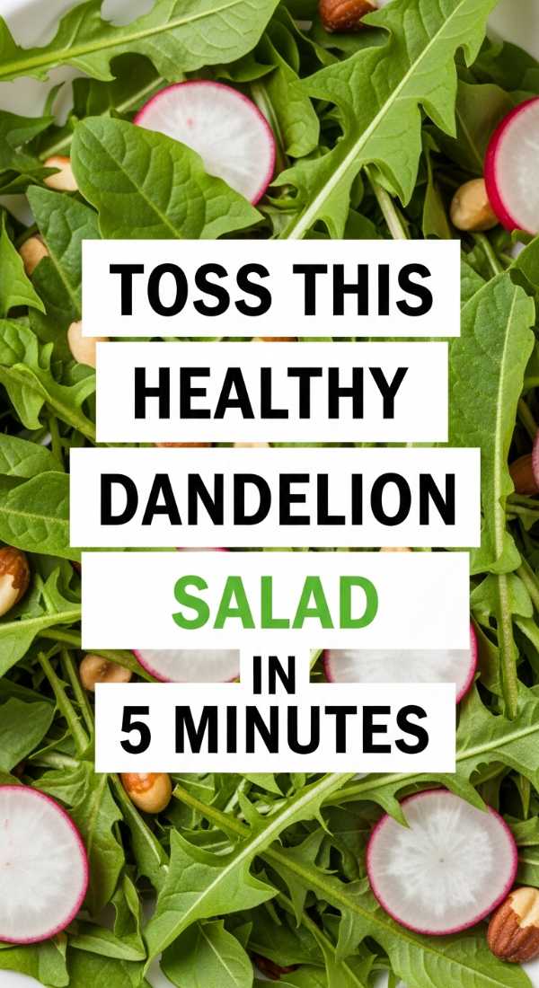 Toss This Healthy Dandelion Salad In 5 Minutes 69f44266dfcbe