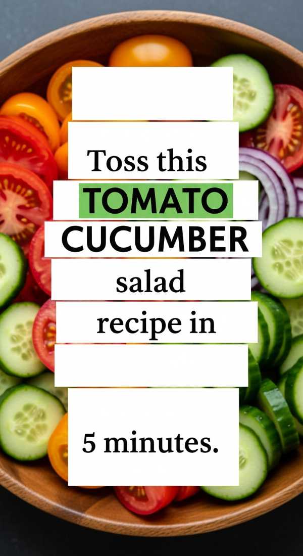 Toss This Tomato Cucumber Salad Recipe In 5 Minutes 6a06c9198e5dd