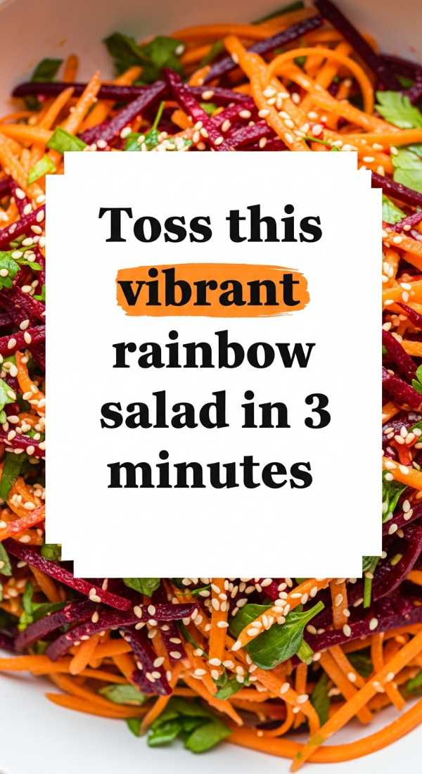 Sun-Kissed Superfoods: Light Meals for Hot Days Toss This Vibrant Rainbow Salad In 3 Minutes 6a142b74a459b
