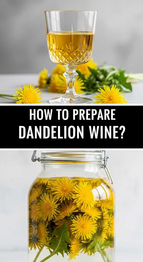 Traditional Guide To Making Dandelion Wine At Home 69f44fa5d29d3