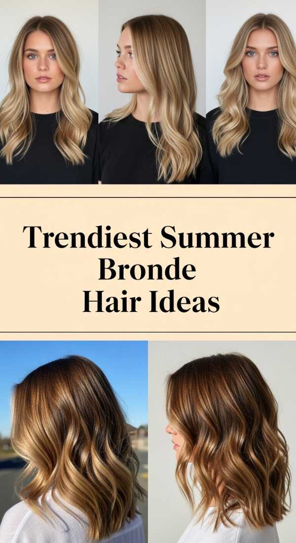 Trendiest Summer Bronde Hair Ideas 6a08cd0a08ee6