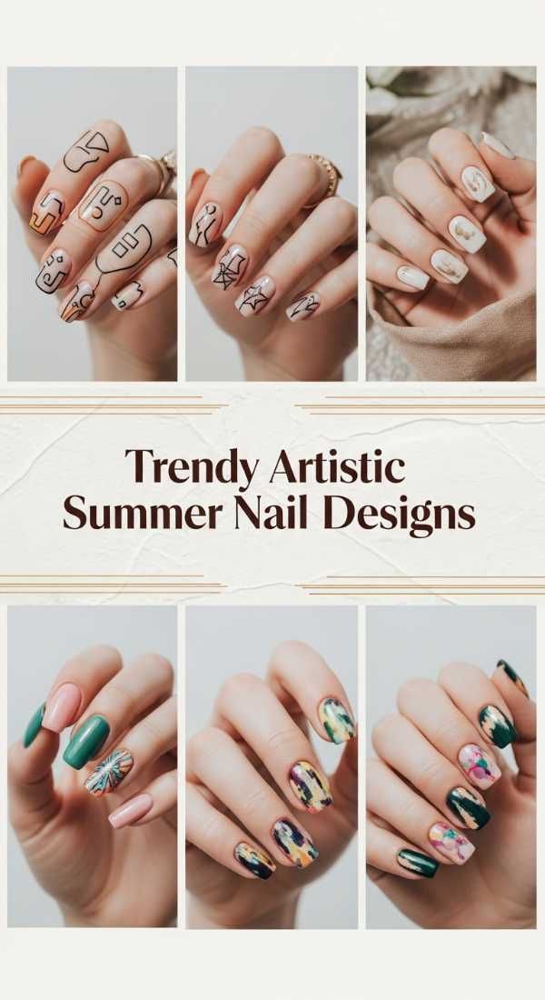 Trendy Artistic Summer Nail Designs 6a006b73cf815