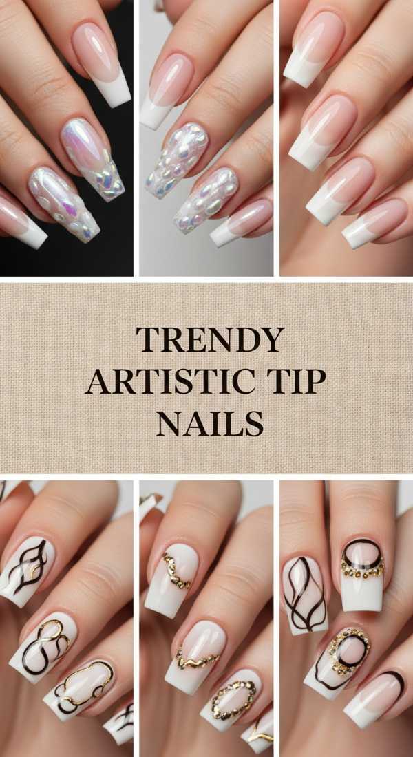 From Runway to Fingertips: The Exquisite Art of Bespoke Press-On Extensions Trendy Artistic Tip Nails 6a134908663d7