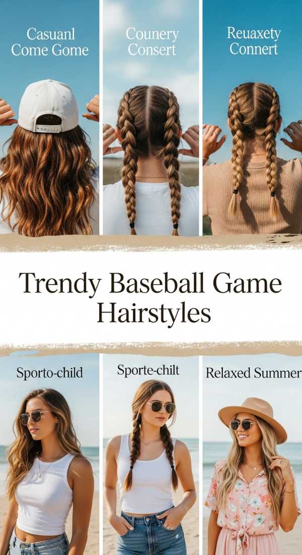 Trendy Baseball Game Hairstyles 6a142cd09f8e6