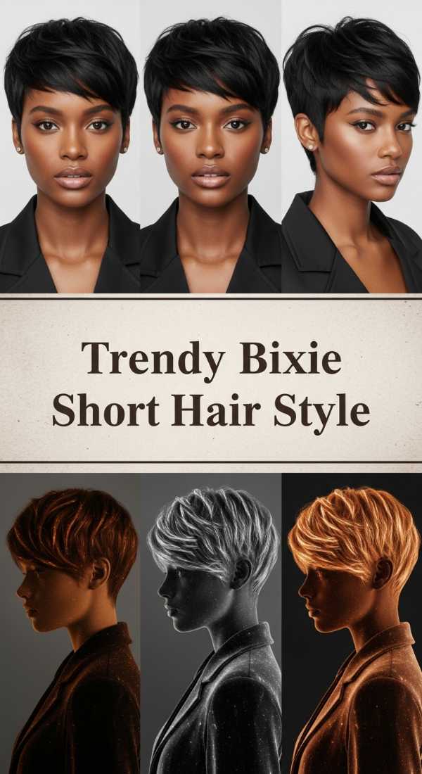 Opulence Unbound: Your 2026 High-End Hair Inspiration Guide Trendy Bixie Short Hair Style 6a1423aee5f9e