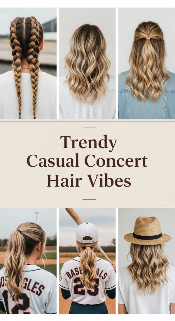 Trendy Casual Concert Hair Vibes 6a142702e7b59