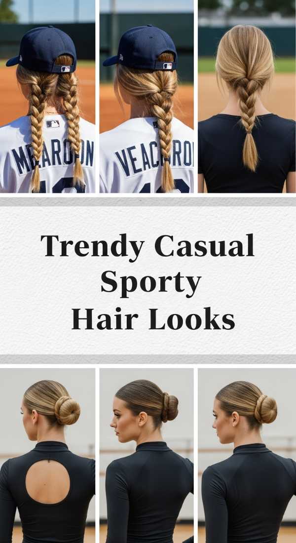 Trendy Casual Sporty Hair Looks 6a14238acc736