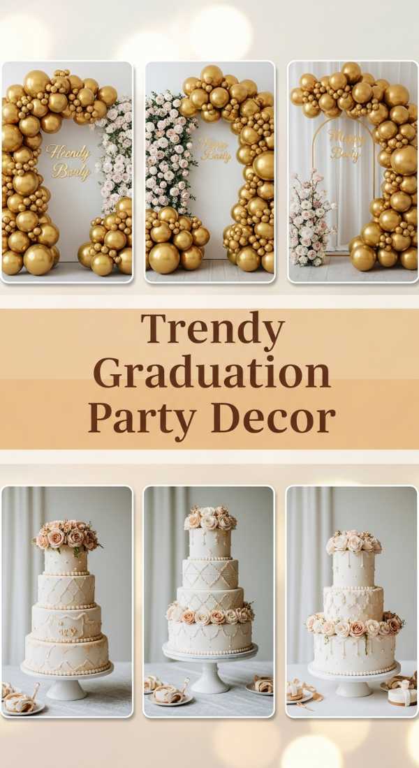 The Luxe List: Unforgettable May Celebration Concepts Trendy Graduation Party Decor 6a1347c312d33
