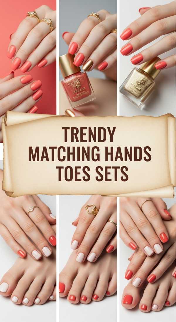 Trendy Matching Hands Toes Sets 69ff6da94b9b0