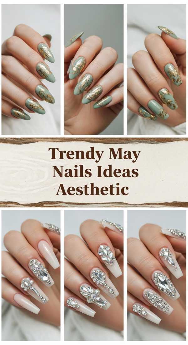 Trendy May Nails Ideas Aesthetic 6a1340a3d6988