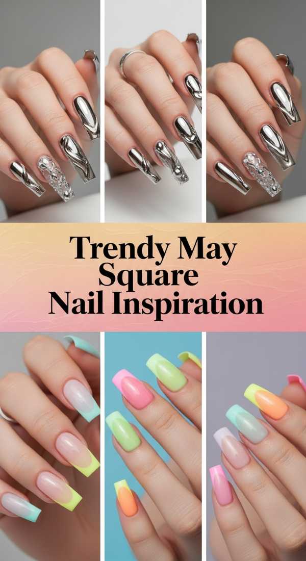 Trendy May Square Nail Inspiration 6a13492480667