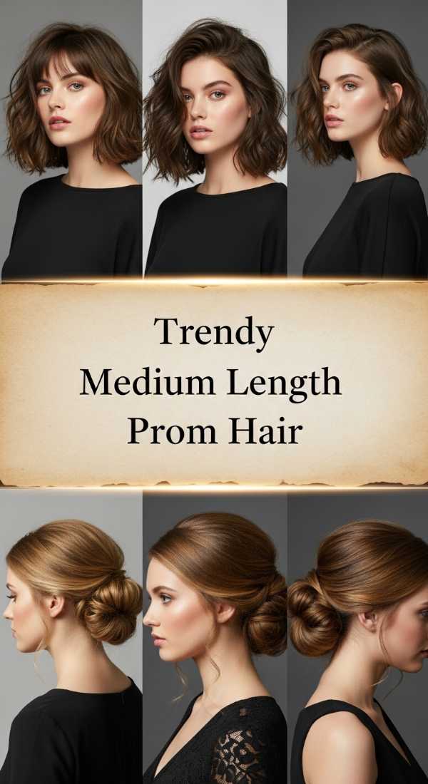Trendy Medium Length Prom Hair 6a08cb5ba3ce8