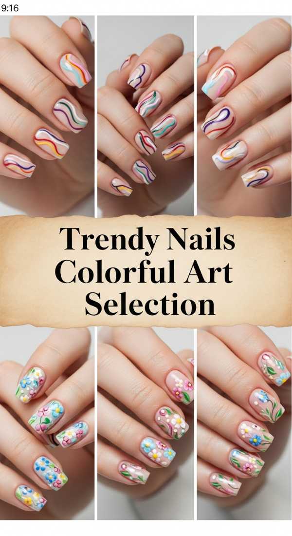Beyond the Monochrome: 10 Vibrant Multi-Colored Nail Ideas to Try Trendy Nails Colorful Art Selection 6a08b1b7f0b19