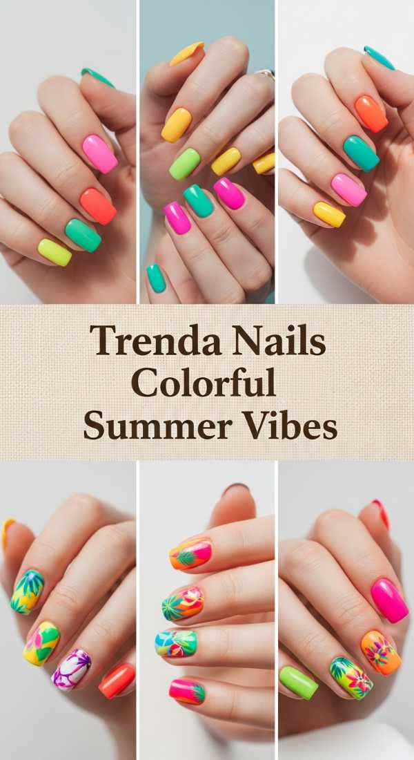 Trendy Nails Colorful Summer Vibes 6a08b02564f10