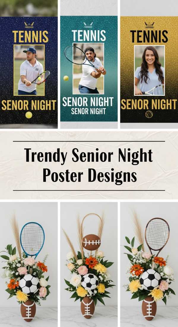 Sunshine & Peonies: The Complete May Aesthetic Handbook Trendy Senior Night Poster Designs 6a134d60425fb