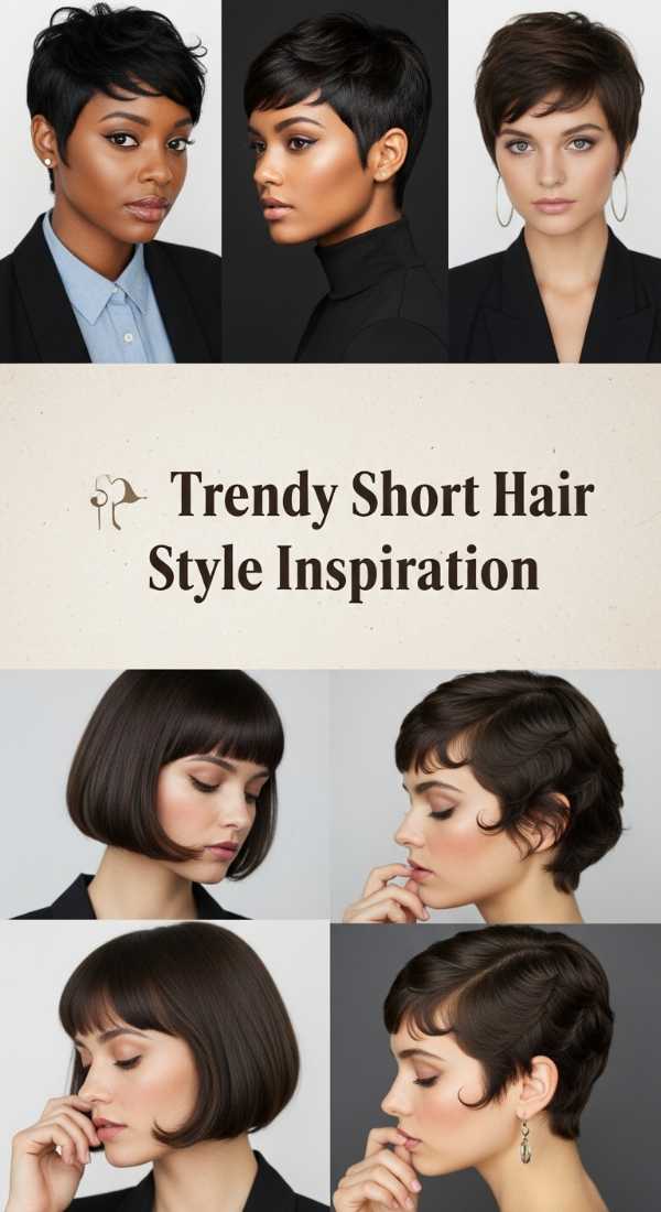 Trendy Short Hair Style Inspiration 6a1423a77a055