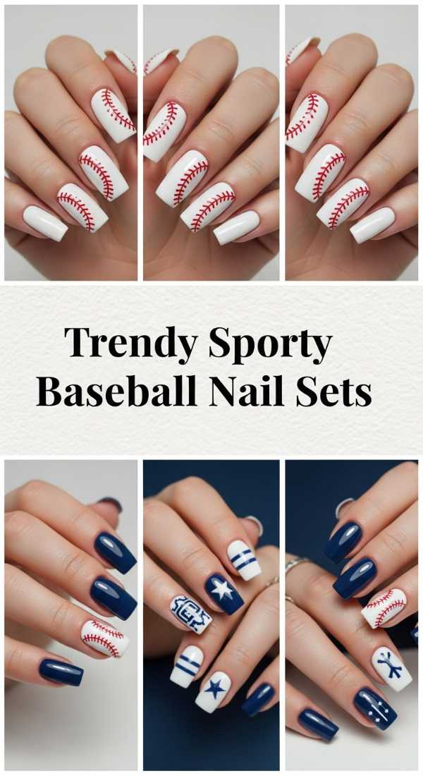 From Runways to Fingertips: The Ultimate Guide to Seasonal Luxury Nail Art Trendy Sporty Baseball Nail Sets 69ff6c1408439
