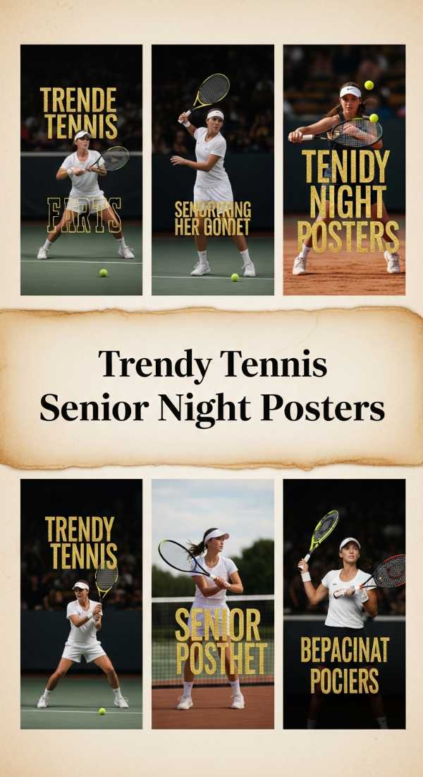 The Seasonal Joy Handbook: Your All-In-One Guide to Festive Entertaining Trendy Tennis Senior Night Posters 6a134f1636b30