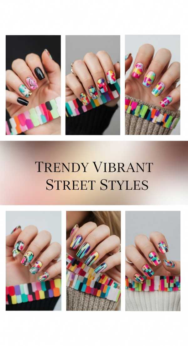 Beyond the Monochrome: Why Vibrant Multi-Colored Nails are Taking Over Trendy Vibrant Street Styles 6a08b1bcb58c2