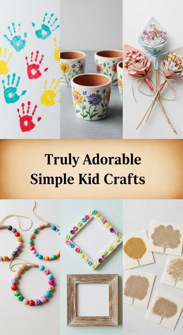 Truly Adorable Simple Kid Crafts 6a1340b885f92