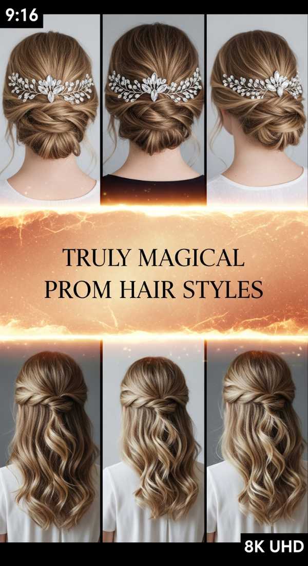 Crown Jewels: Elegant Updos and Waves for the Modern Prom Queen Truly Magical Prom Hair Styles 69fde76f5aa71