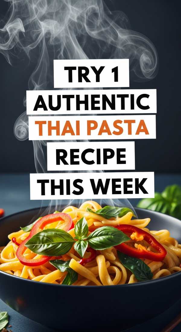 Spice Up Your Meal Prep: Refreshing Thai Pasta Dishes You'll Love Try 1 Authentic Thai Pasta Recipe This Week 6a10a0c64e24d