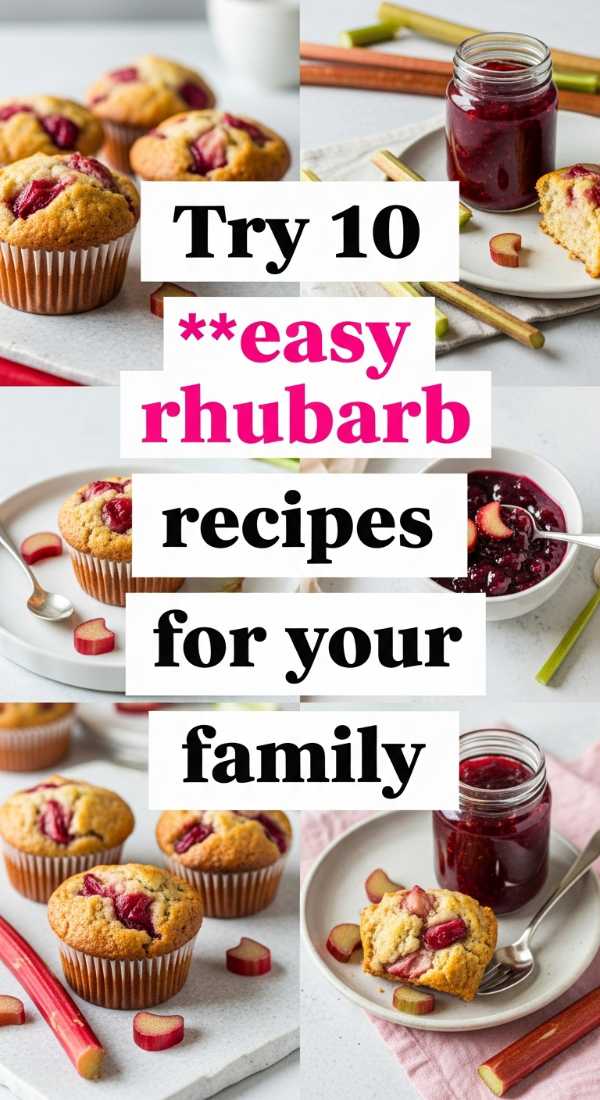 Try 10 Easy Rhubarb Recipes For Your Family 69fd8a8abddbb