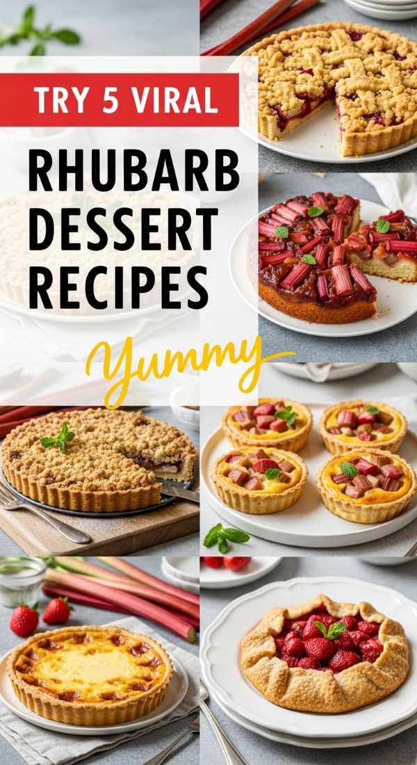 Try 5 Viral Rhubarb Dessert Recipes Tonight 6a149b33d23fb