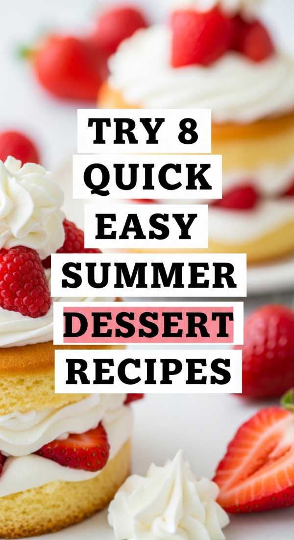 Try 8 Quick Easy Summer Dessert Recipes 6a109f16401d6