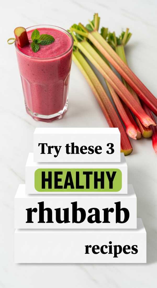 Pucker Up! The Ultimate Collection of Sweet & Tangy Rhubarb Recipes Try These 3 Healthy Rhubarb Recipes 69fc19150331c