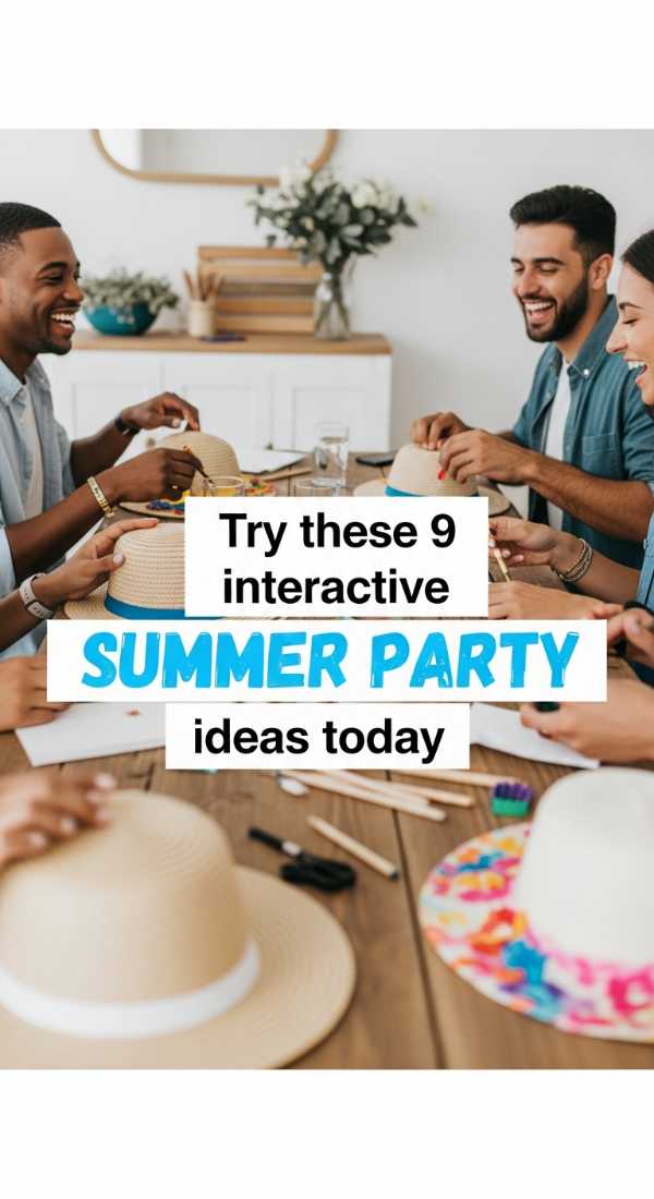 Try These 9 Interactive Summer Party Ideas Today 6a0de766346bc