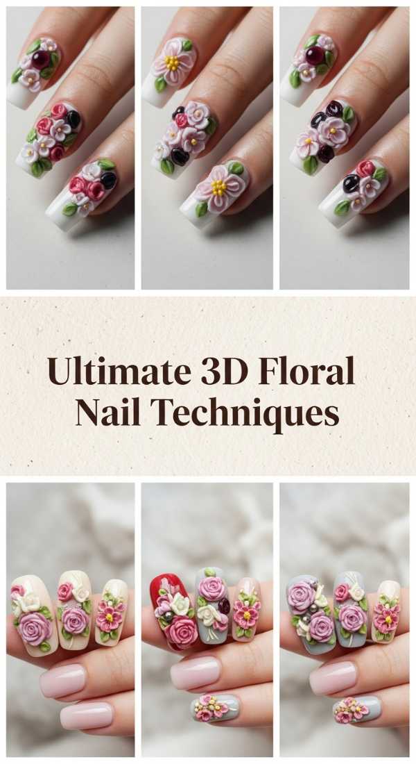 Dimensional Dreams: Why Luxury 3D Press-Ons Are This Season's Must-Have Ultimate 3d Floral Nail Techniques 6a1343c2e4804
