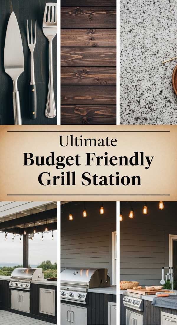 The Art of Elevated Living: Crafting Your Dream Backyard on a Budget Ultimate Budget Friendly Grill Station 69fb07631f549
