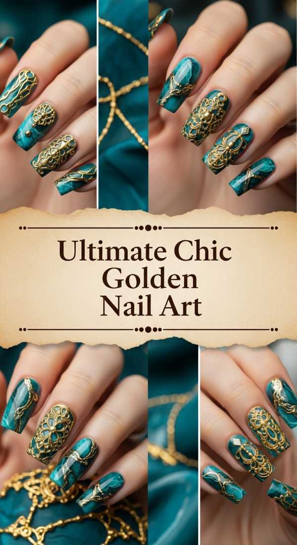 Ultimate Chic Golden Nail Art 6a0858267e37b
