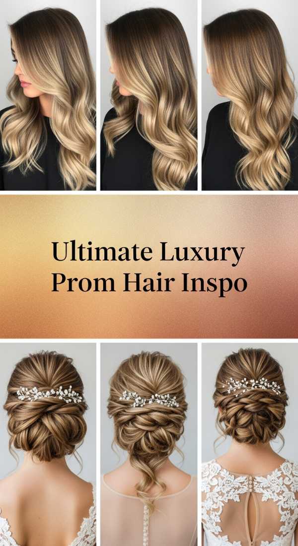Crown Jewels: Elegant Updos and Waves for the Modern Prom Queen Ultimate Luxury Prom Hair Inspo 69fde76fadab4