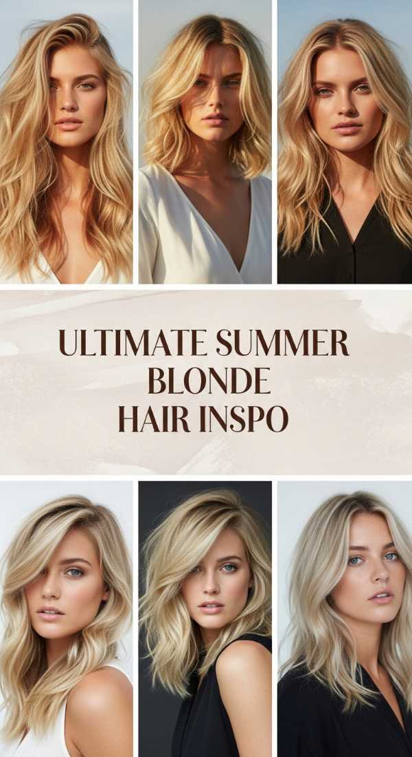 Sunkissed & Stylish: The Hottest Summer Hair Trends You Need to Try Ultimate Summer Blonde Hair Inspo 6a08ce81b8796