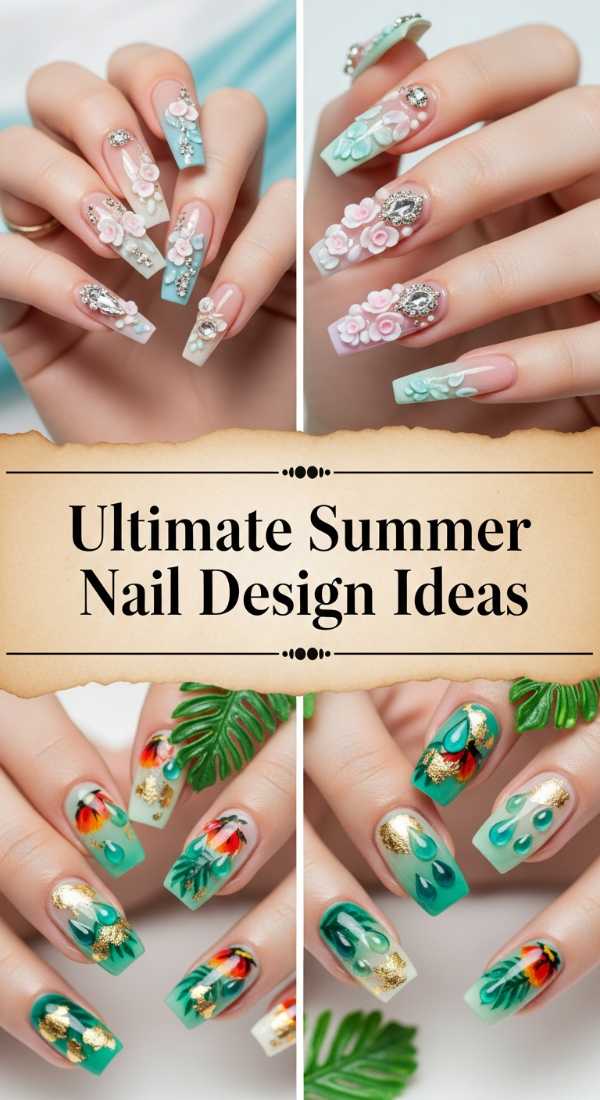The Art of the Gala: Your Ultimate Luxury Celebration Style Guide Ultimate Summer Nail Design Ideas 6a1343e2abc82