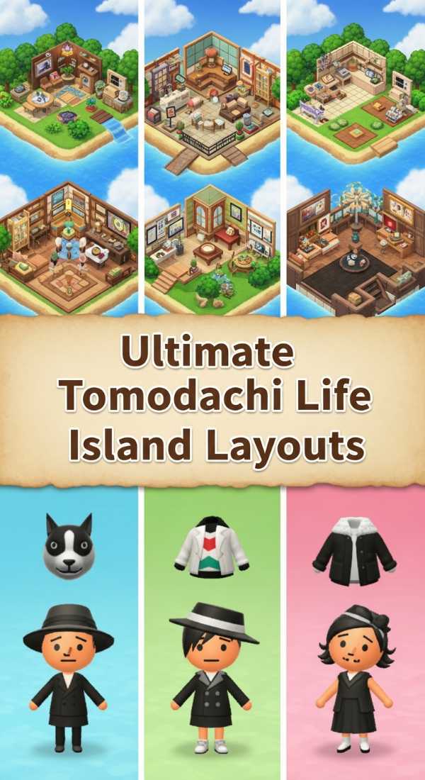 Ultimate Tomodachi Life Island Layouts 6a134f310cc1a