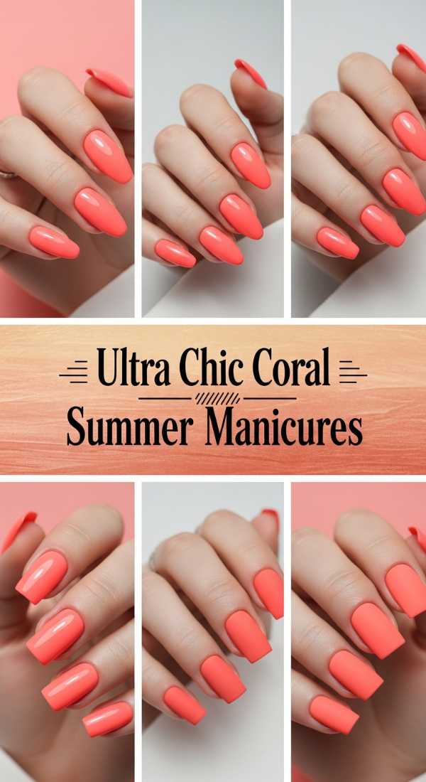 Ultra Chic Coral Summer Manicures 6a006c6ec4986