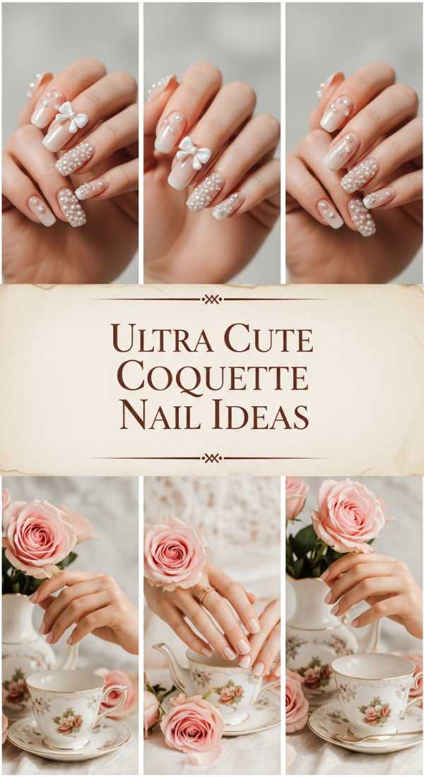 Ultra Cute Coquette Nail Ideas 6a08583a80d3f
