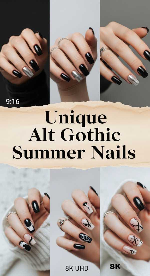 Unique Alt Gothic Summer Nails 6a006c6459789