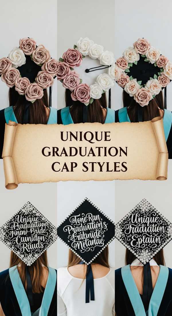 The Luxe List: Unforgettable May Celebration Concepts Unique Graduation Cap Styles 6a1347c0884dc