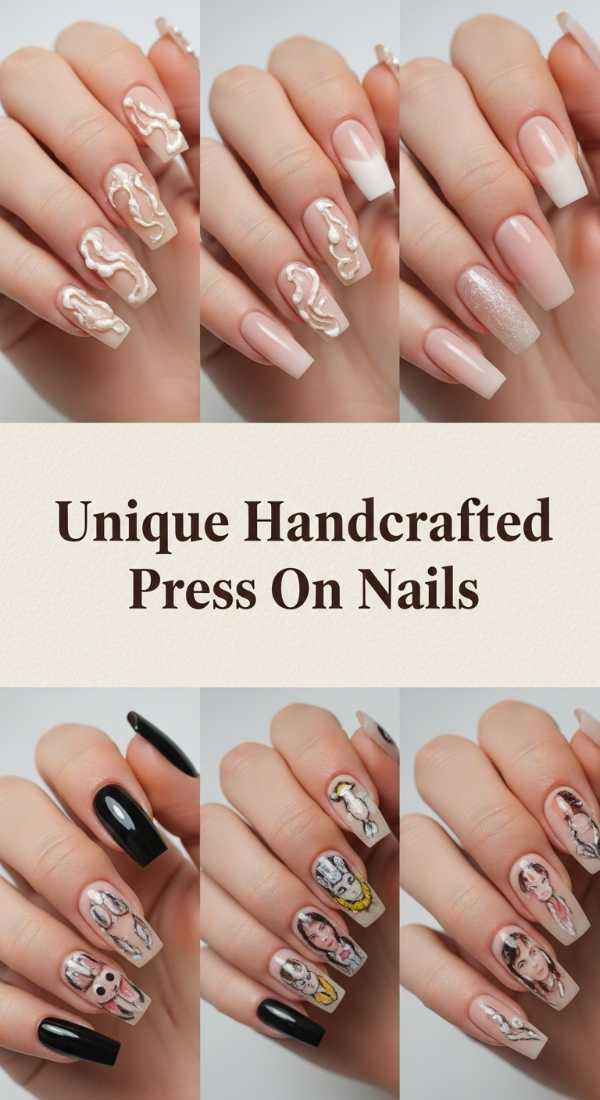 Beyond the Salon: Why Luxury Press-On Artistry is the New Standard Unique Handcrafted Press On Nails 6a085b875711a